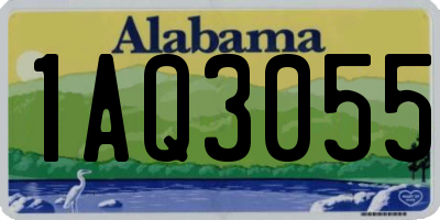 AL license plate 1AQ3055