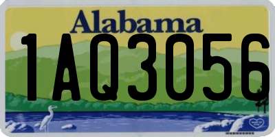 AL license plate 1AQ3056