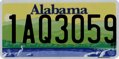 AL license plate 1AQ3059