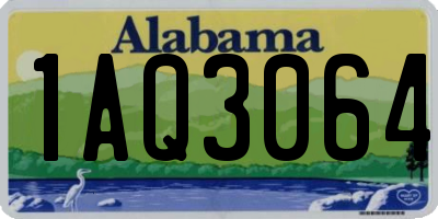AL license plate 1AQ3064