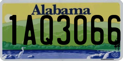 AL license plate 1AQ3066