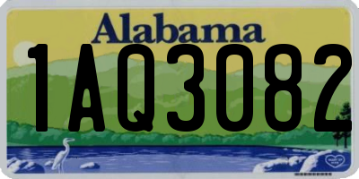 AL license plate 1AQ3082