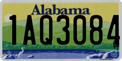 AL license plate 1AQ3084