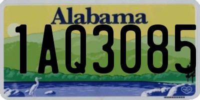 AL license plate 1AQ3085