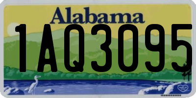 AL license plate 1AQ3095