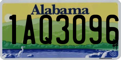 AL license plate 1AQ3096