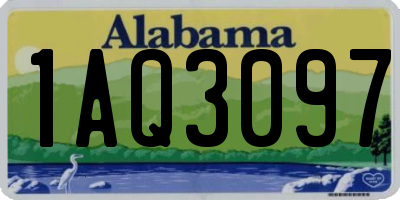 AL license plate 1AQ3097