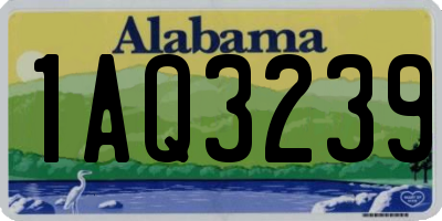 AL license plate 1AQ3239