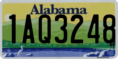 AL license plate 1AQ3248