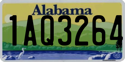 AL license plate 1AQ3264