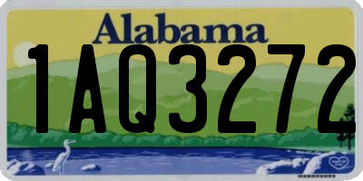 AL license plate 1AQ3272