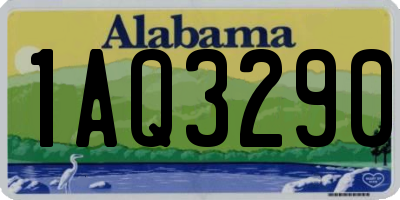 AL license plate 1AQ3290