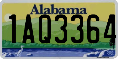 AL license plate 1AQ3364