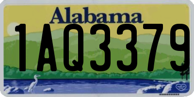 AL license plate 1AQ3379