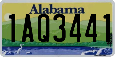 AL license plate 1AQ3441