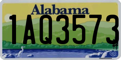 AL license plate 1AQ3573
