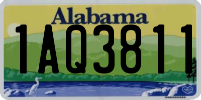 AL license plate 1AQ3811