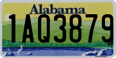 AL license plate 1AQ3879