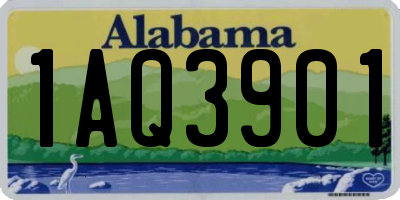 AL license plate 1AQ3901