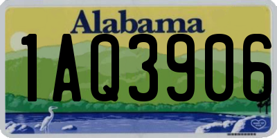 AL license plate 1AQ3906