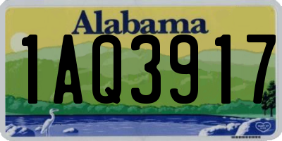 AL license plate 1AQ3917
