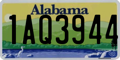 AL license plate 1AQ3944