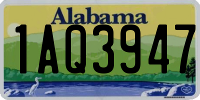AL license plate 1AQ3947