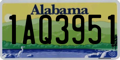 AL license plate 1AQ3951
