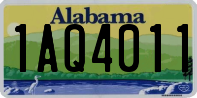AL license plate 1AQ4011