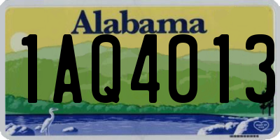 AL license plate 1AQ4013