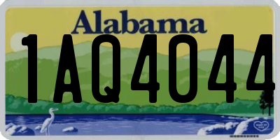 AL license plate 1AQ4044