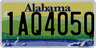 AL license plate 1AQ4050