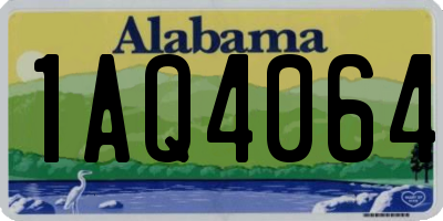 AL license plate 1AQ4064