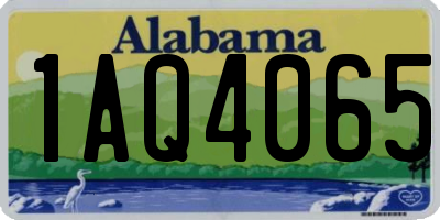 AL license plate 1AQ4065