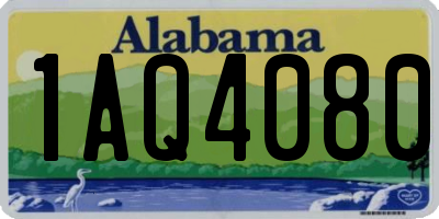 AL license plate 1AQ4080