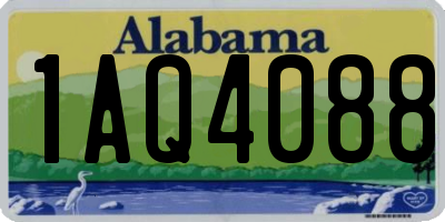 AL license plate 1AQ4088