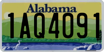AL license plate 1AQ4091