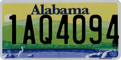 AL license plate 1AQ4094
