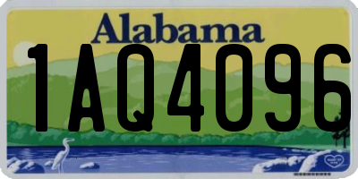 AL license plate 1AQ4096