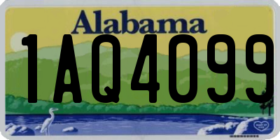 AL license plate 1AQ4099