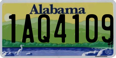 AL license plate 1AQ4109