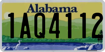 AL license plate 1AQ4112