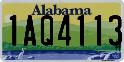 AL license plate 1AQ4113