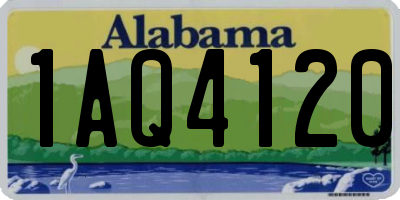 AL license plate 1AQ4120