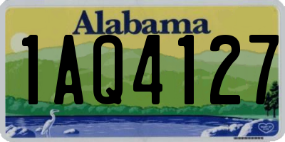 AL license plate 1AQ4127