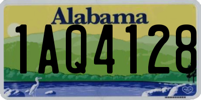 AL license plate 1AQ4128