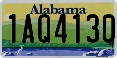 AL license plate 1AQ4130