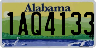 AL license plate 1AQ4133