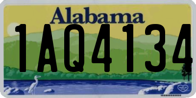 AL license plate 1AQ4134