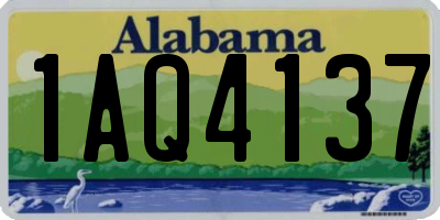 AL license plate 1AQ4137